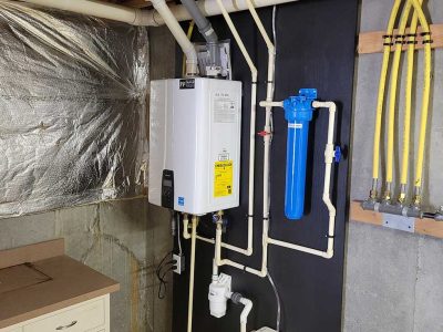New Tankless Water Heater Installation