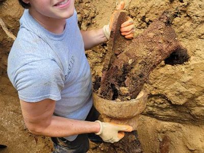 Water Line Excavation